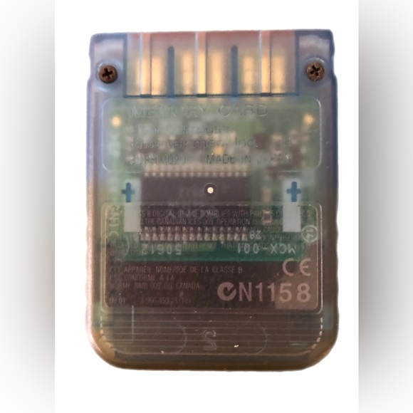 Sony PlayStation OEM Official PS1 Memory Card - Picture 3 of 3